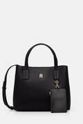Tommy Hilfiger crossbody kabelka dámska z imitácie kože čierna AW0AW18722