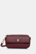 Tommy Hilfiger borsa a tracollo da donna in similpelle granata AW0AW18721