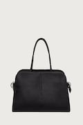 BOSS shopper γυναικεία από απομίμηση δέρματος CLARICE TOTE μαύρη 50568167
