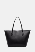 BOSS torebka shopper damska z imitacji skóry Sandy Zip Shopper czarna 50567622