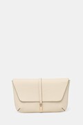 BOSS pisemska torbica ženska usnjena REAH CLUTCH bela 50567621