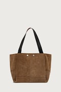 AllSaints shopper női velúrbőr ROSALIE barna W715XD