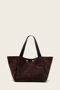 AllSaints shopper női velúrbőr ROSALIE barna W715XD