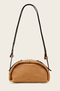 AllSaints torebka crossbody damska skórzana ROSALIE brązowa W710XD