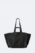 AllSaints torebka shopper damska skórzana LUTECE czarna W210XF