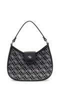 Guess torebka hobo dziecięca z imitacji skóry czarna J6BZ34 W4046