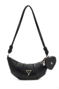Guess torebka hobo dziecięca z imitacji skóry czarna J6YZ22 W2548