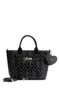 Guess torebka tote dziecięca z imitacji skóry czarna J6YZ15 W3003