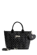 Guess torebka tote dziecięca z imitacji skóry czarna J6YZ15 W3003