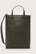 Scotch & Soda torba męska z imitacji skóry zielona SCHB5048