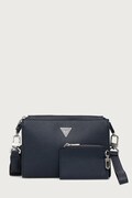 Guess чанта през рамо мъжка от имитация на кожа MILANO тъмносиня HMMISL P6457