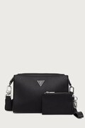 Guess чанта през рамо мъжка от имитация на кожа MILANO черна HMMISL P6457