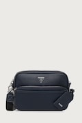 Guess чанта през рамо от имитация на кожа MILANO тъмносиня HMMISL P6422