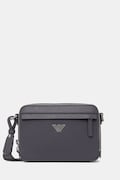 Emporio Armani saszetka męska z imitacji skóry szara EM001186 AF13805