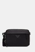 Emporio Armani saszetka męska z imitacji skóry czarna EM001186 AF13805