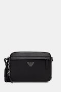 Emporio Armani saszetka męska z imitacji skóry czarna EM001186 AF13805
