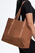 BetterMe platnena torba Canvas Tote smeđa BAG00001