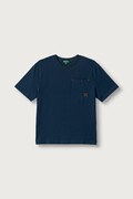 United Colors of Benetton T-shirt dziecięcy bawełniany granatowy 3I1XC10ST