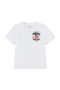 Jordan T-shirt dziecięcy z bawełną biały 85G220