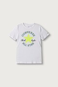 Converse T-shirt dziecięcy bawełniany biały 9CD483