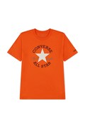 Converse T-shirt dziecięcy bawełniany pomarańczowy 9CD483