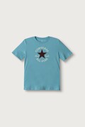 Converse T-shirt dziecięcy bawełniany niebieski 9CD483