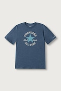 Converse T-shirt dziecięcy bawełniany niebieski 9CD483