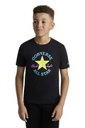 Converse T-shirt dziecięcy bawełniany czarny 9CD483