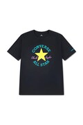 Converse T-shirt dziecięcy z bawełną czarny 8CD483