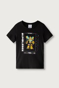 Puma T-shirt dziecięcy bawełniany PUMA X TRANSFORMERS Graphic Tee czarny 637627
