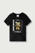 Puma T-shirt dziecięcy bawełniany PUMA X TRANSFORMERS Graphic Tee czarny 637627