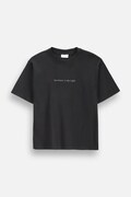 Coccodrillo t-shirt παιδικό βαμβακερό μαύρο REBEL BOY JUNIOR