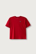 Tommy Hilfiger basic tričko detské bavlnené červené KS0KS00756
