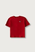 Tommy Hilfiger T-shirt basic dziecięcy bawełniany czerwony KS0KS00756