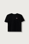 Tommy Hilfiger T-shirt basic dziecięcy bawełniany czarny KS0KS00756