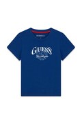 Guess T-shirt dziecięcy bawełniany niebieski N6BI07 K5859