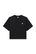 Guess T-shirt dziecięcy bawełniany czarny L6BI38 K8019