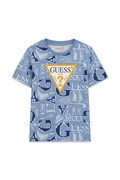 Guess T-shirt dziecięcy bawełniany niebieski L6BI17 K5743