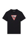 Guess T-shirt dziecięcy bawełniany czarny L6BI08 K5729