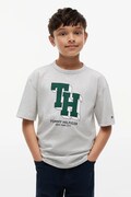 Tommy Hilfiger T-shirt dziecięcy bawełniany szary KB0KB10712