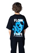 HUGO T-shirt dziecięcy bawełniany czarny G01244