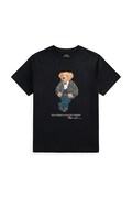 Polo Ralph Lauren T-shirt dziecięcy bawełniany czarny 323B29156001