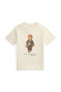 Polo Ralph Lauren majica za djecu od pamuka bež 323B27298002