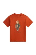 Polo Ralph Lauren majica za djecu od pamuka narančasta 323B27298001
