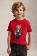 Polo Ralph Lauren T-shirt treningowy dziecięcy bawełniany czerwony 322B29156002