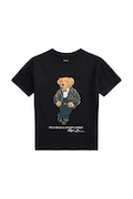 Polo Ralph Lauren T-shirt dziecięcy bawełniany czarny 322B29156001