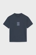 Mayoral T-shirt παιδικό βαμβακερό σκούρο μπλε 7041
