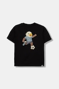 EA7 Emporio Armani T-shirt dziecięcy bawełniany czarny 7B000391 AF12957