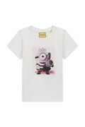 Guess T-shirt dziecięcy bawełniany GJ X MINIONS biały N6YI27 K6651