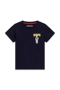 Guess T-shirt dziecięcy bawełniany granatowy N6YI23 K3879